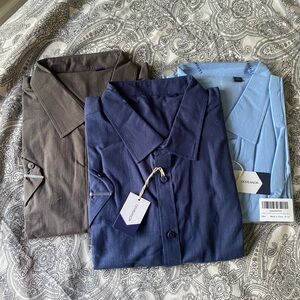 Men’s xxl linen button down shirts new with tags